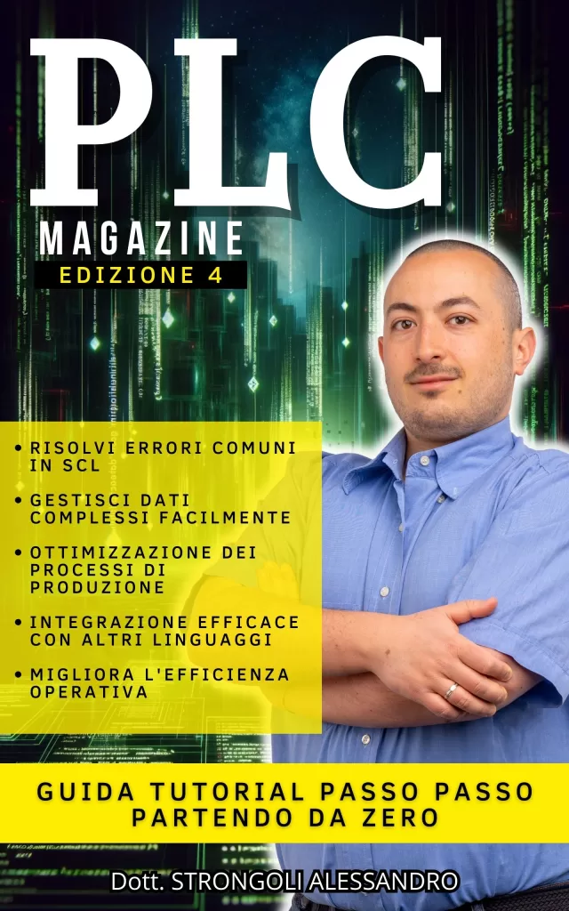 Copertina - PLC magazine - Edizione 4 SCL - Linguaggio di Programmazione PLC - IEC 61131-3 - Siemens SIMATIC S7 Formato Kindle